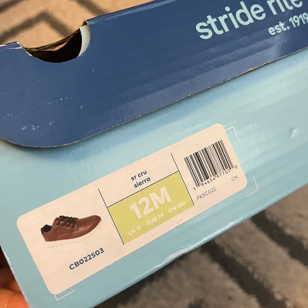 NWT Stride Rite Sr Cru Brown Dress Shoes
